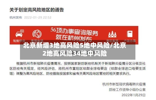 北京新增3地高风险5地中风险/北京2地高风险34地中风险