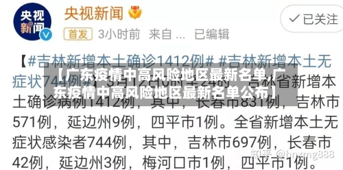 【广东疫情中高风险地区最新名单,广东疫情中高风险地区最新名单公布】
