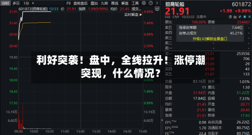 利好突袭！盘中，全线拉升！涨停潮突现，什么情况？-第2张图片