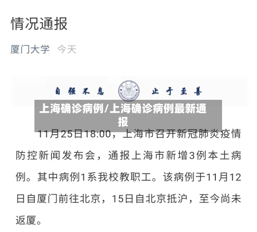 上海确诊病例/上海确诊病例最新通报-第3张图片
