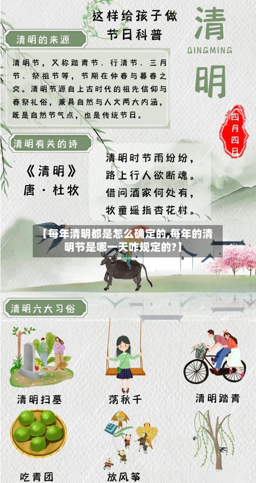 【每年清明都是怎么确定的,每年的清明节是哪一天咋规定的?】-第3张图片