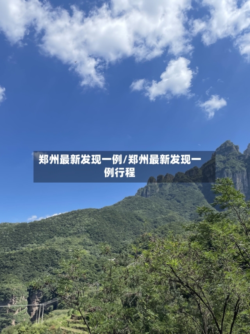 郑州最新发现一例/郑州最新发现一例行程