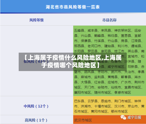 【上海属于疫情什么风险地区,上海属于疫情哪个风险地区】-第2张图片
