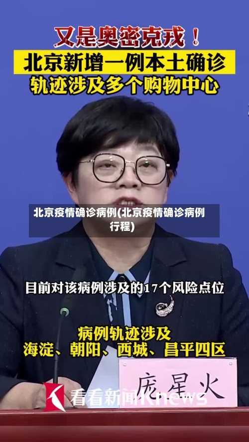 北京疫情确诊病例(北京疫情确诊病例行程)