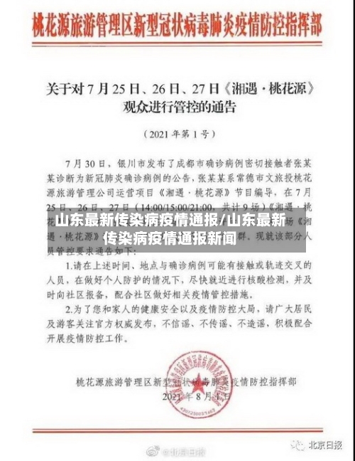 山东最新传染病疫情通报/山东最新传染病疫情通报新闻
