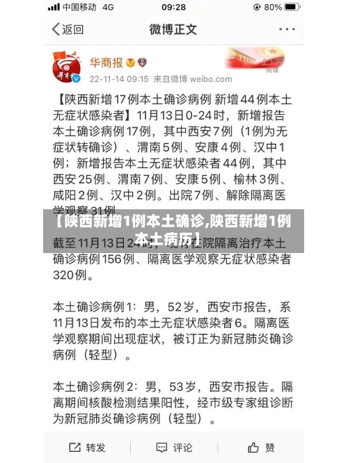 【陕西新增1例本土确诊,陕西新增1例本土病历】-第3张图片