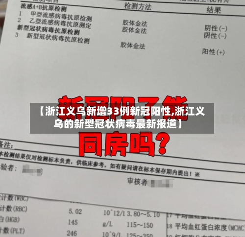【浙江义乌新增33例新冠阳性,浙江义乌的新型冠状病毒最新报道】-第2张图片