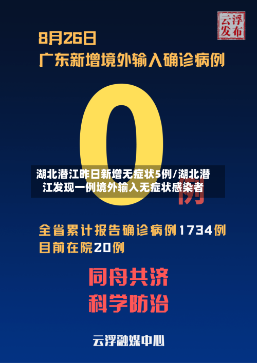 湖北潜江昨日新增无症状5例/湖北潜江发现一例境外输入无症状感染者-第2张图片