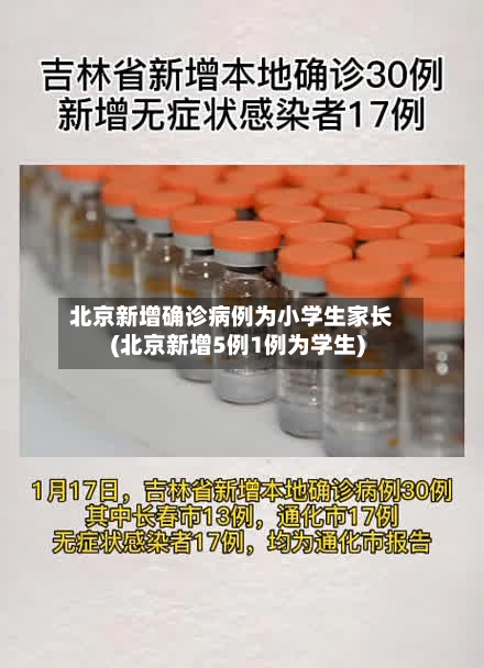 北京新增确诊病例为小学生家长(北京新增5例1例为学生)