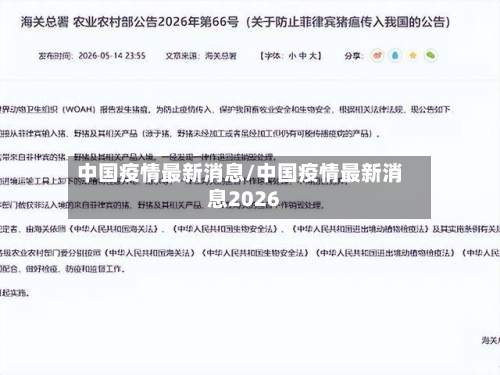 中国疫情最新消息/中国疫情最新消息2026