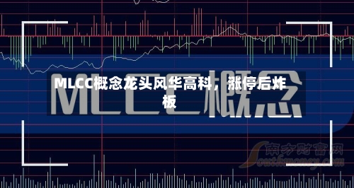 MLCC概念龙头风华高科，涨停后炸板