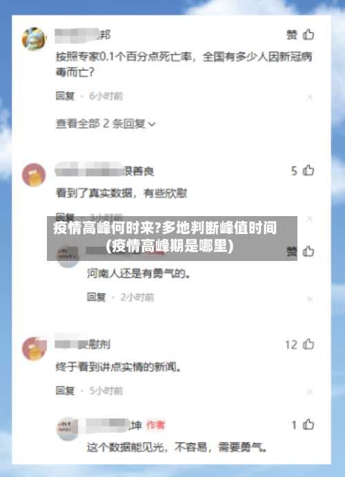 疫情高峰何时来?多地判断峰值时间(疫情高峰期是哪里)-第2张图片
