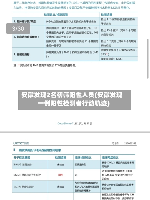 安徽发现2名初筛阳性人员(安徽发现一例阳性检测者行动轨迹)