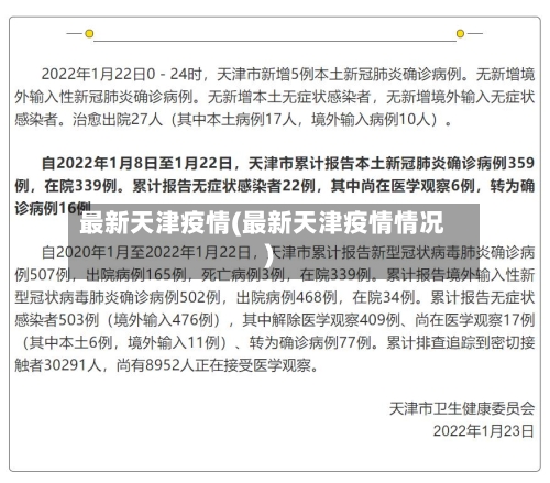 最新天津疫情(最新天津疫情情况)-第3张图片