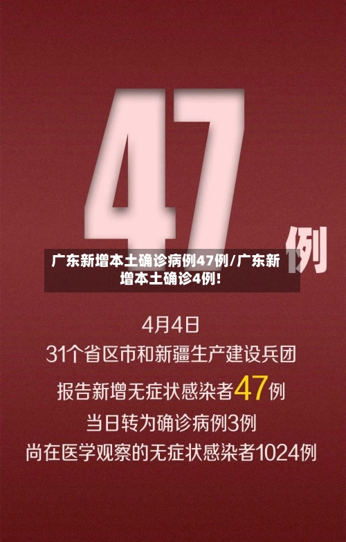 广东新增本土确诊病例47例/广东新增本土确诊4例!