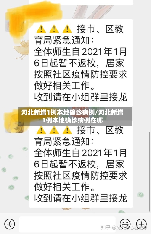 河北新增1例本地确诊病例/河北新增1例本地确诊病例在哪