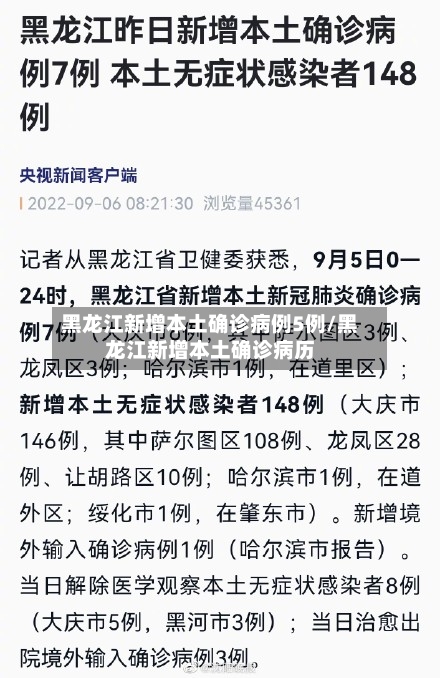 黑龙江新增本土确诊病例5例/黑龙江新增本土确诊病历-第3张图片