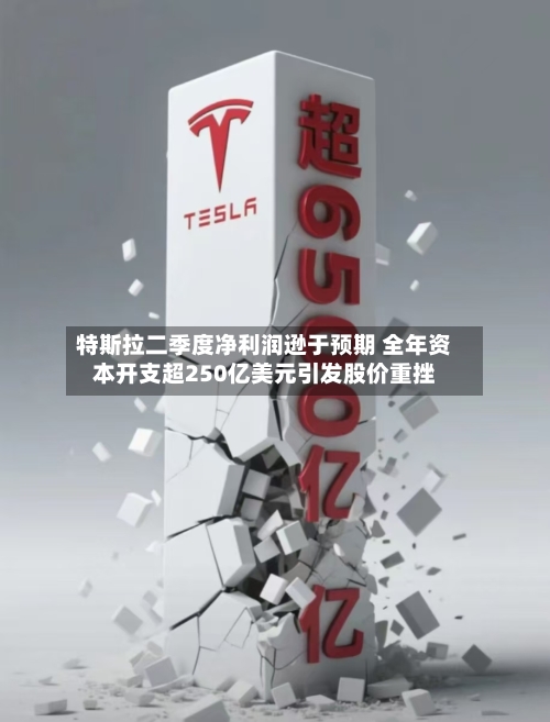 特斯拉二季度净利润逊于预期 全年资本开支超250亿美元引发股价重挫