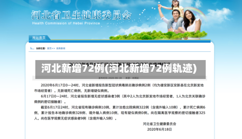 河北新增72例(河北新增72例轨迹)