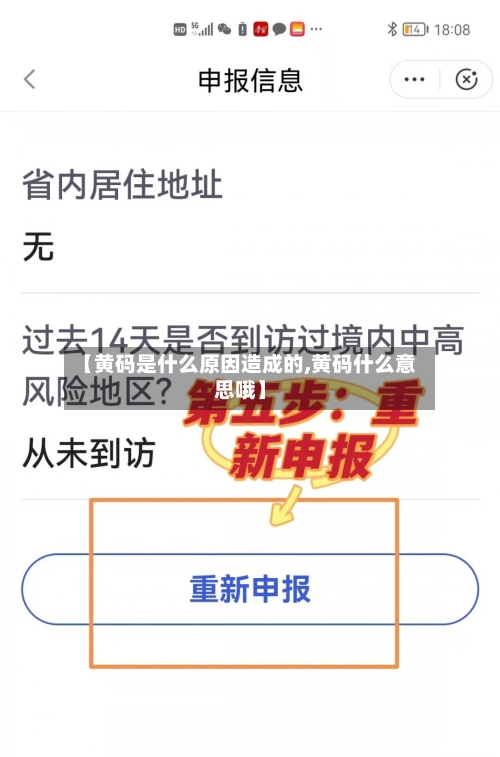 【黄码是什么原因造成的,黄码什么意思哦】