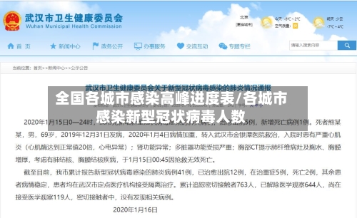 全国各城市感染高峰进度表/各城市感染新型冠状病毒人数-第3张图片