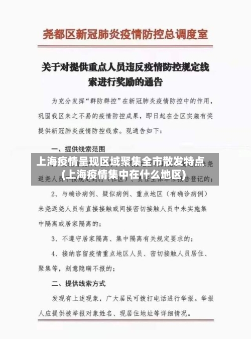 上海疫情呈现区域聚集全市散发特点(上海疫情集中在什么地区)-第2张图片