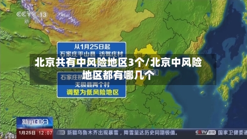 北京共有中风险地区3个/北京中风险地区都有哪几个