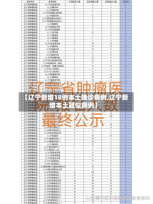 【辽宁新增18例本土确诊病例,辽宁新增本土疑似病例】-第3张图片