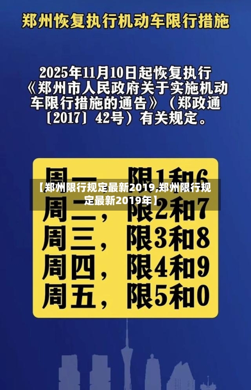 【郑州限行规定最新2019,郑州限行规定最新2019年】