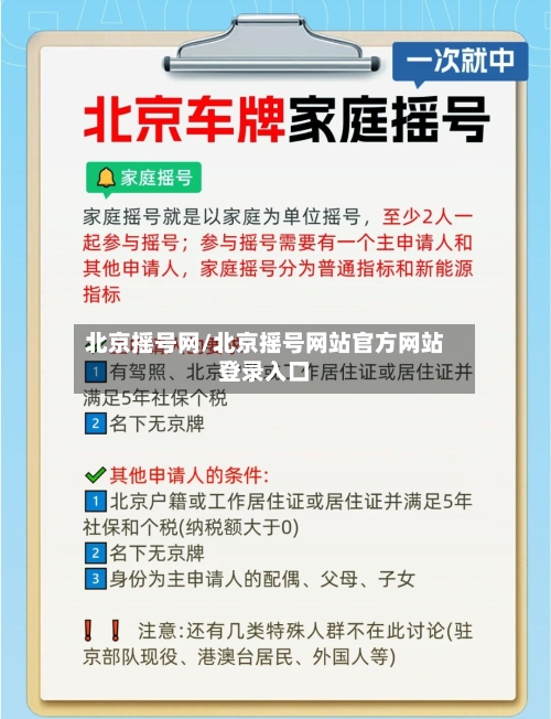 北京摇号网/北京摇号网站官方网站登录入口