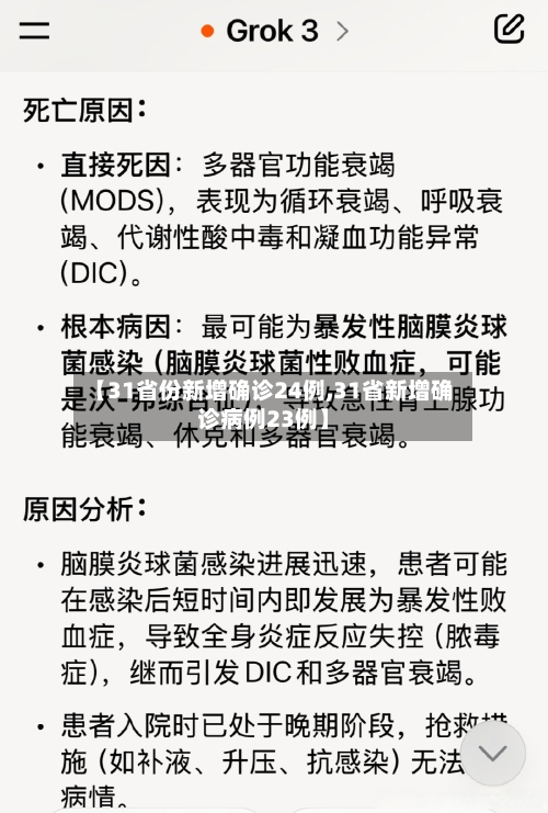 【31省份新增确诊24例,31省新增确诊病例23例】