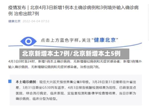 北京新增本土7例/北京新增本土5例-第2张图片