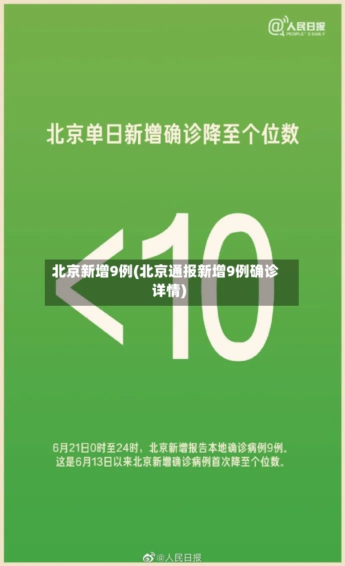 北京新增9例(北京通报新增9例确诊详情)