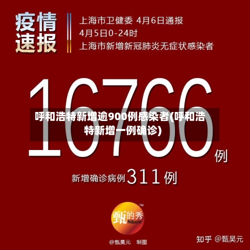 呼和浩特新增逾900例感染者(呼和浩特新增一例确诊)-第3张图片