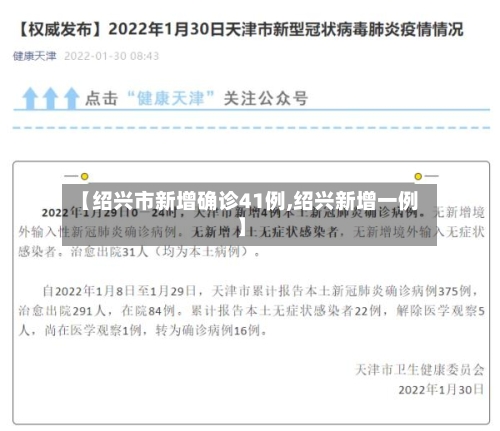 【绍兴市新增确诊41例,绍兴新增一例】-第3张图片