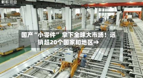 国产“小零件” 拿下全球大市场！远销超20个国家和地区→-第2张图片