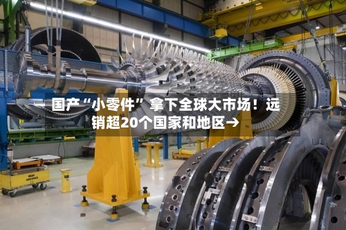 国产“小零件” 拿下全球大市场！远销超20个国家和地区→