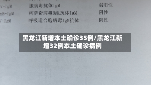 黑龙江新增本土确诊35例/黑龙江新增32例本土确诊病例-第2张图片