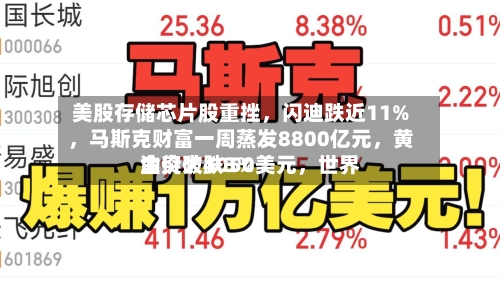 美股存储芯片股重挫，闪迪跌近11%，马斯克财富一周蒸发8800亿元，黄金突破4050美元，世界油价大跌3%