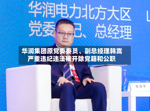 华润集团原党委委员、副总经理韩嵩严重违纪违法被开除党籍和公职-第2张图片