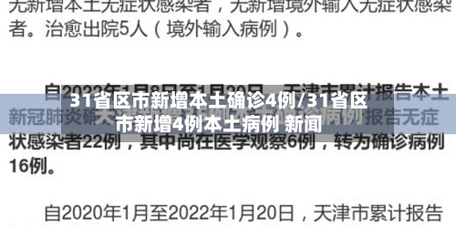 31省区市新增本土确诊4例/31省区市新增4例本土病例 新闻-第2张图片