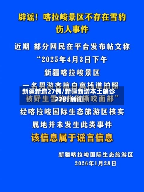 新疆新增27例/新疆新增本土确诊22例 新闻