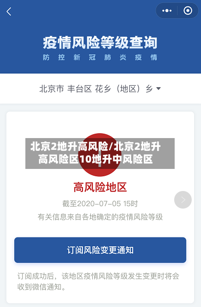 北京2地升高风险/北京2地升高风险区10地升中风险区-第2张图片
