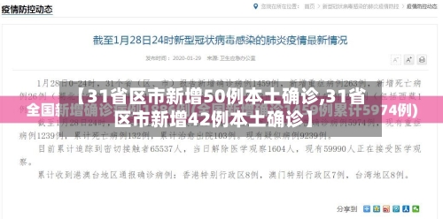 【31省区市新增50例本土确诊,31省区市新增42例本土确诊】-第2张图片
