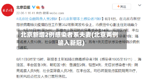 北京新增2例感染者系夫妻(北京两例输入新冠)-第2张图片