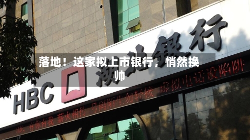 落地！这家拟上市银行	，悄然换帅-第3张图片
