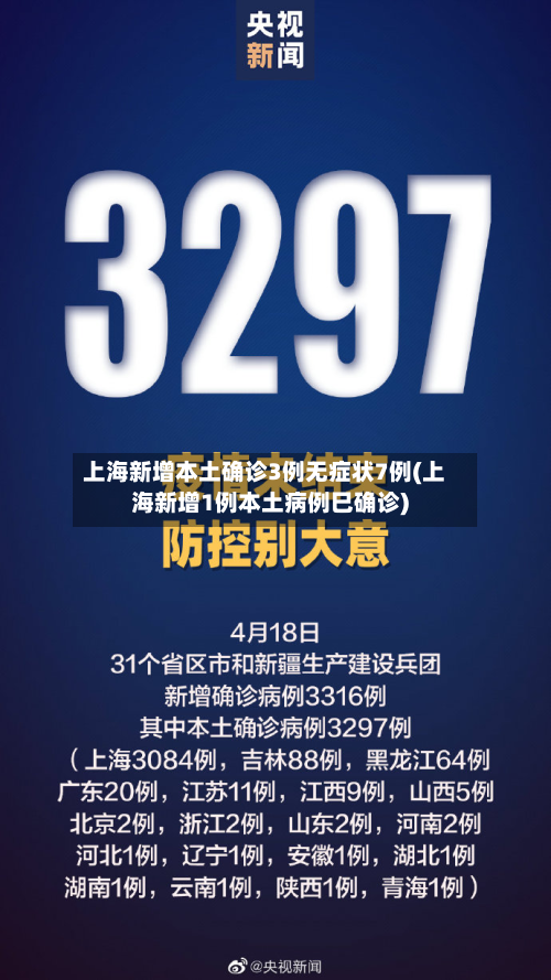 上海新增本土确诊3例无症状7例(上海新增1例本土病例巳确诊)-第2张图片