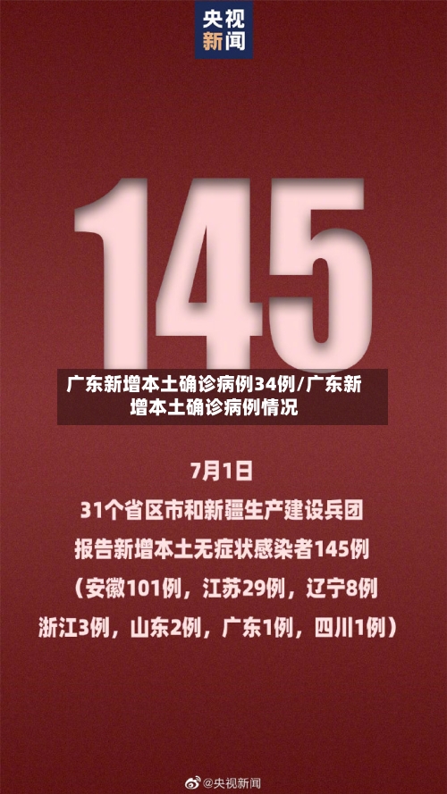 广东新增本土确诊病例34例/广东新增本土确诊病例情况