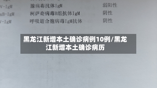 黑龙江新增本土确诊病例10例/黑龙江新增本土确诊病历
