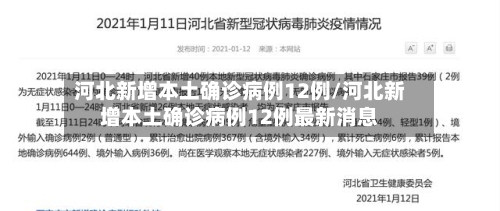 河北新增本土确诊病例12例/河北新增本土确诊病例12例最新消息-第2张图片